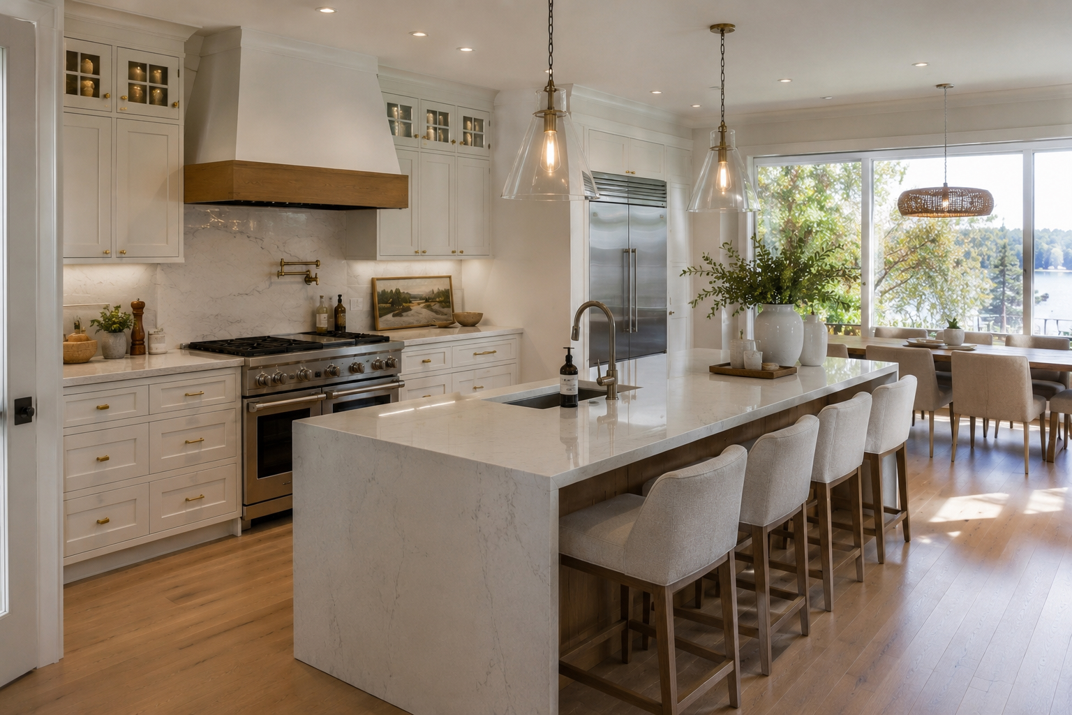 Spotless, presentable kitchen ready to hand over